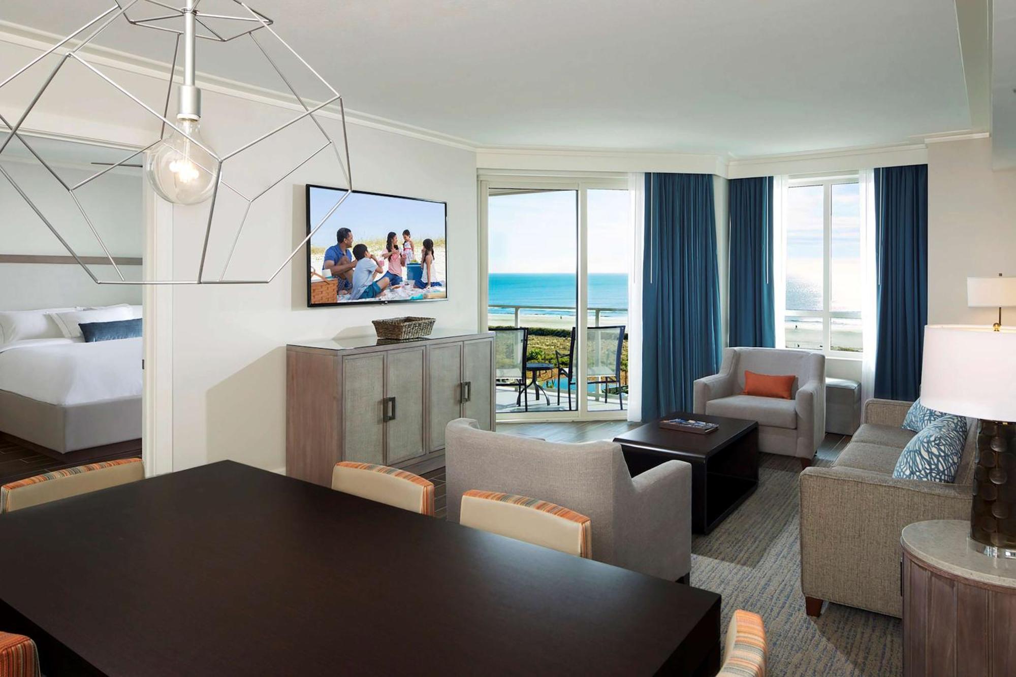 Hilton Grand Vacations Club Ocean Oak Resort Hilton Head Хилтон-Хед-Айленд Экстерьер фото